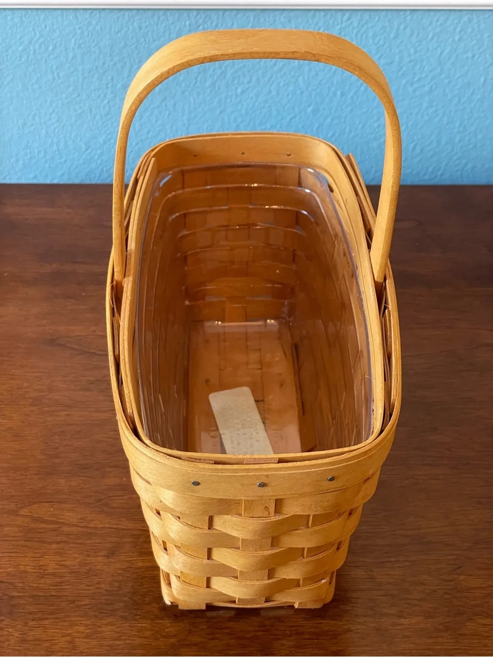 Longaberger 2001 Candle Edition Basket with Plastic Liner – Excellent Condition